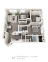 Three Bedroom Three Bedroom